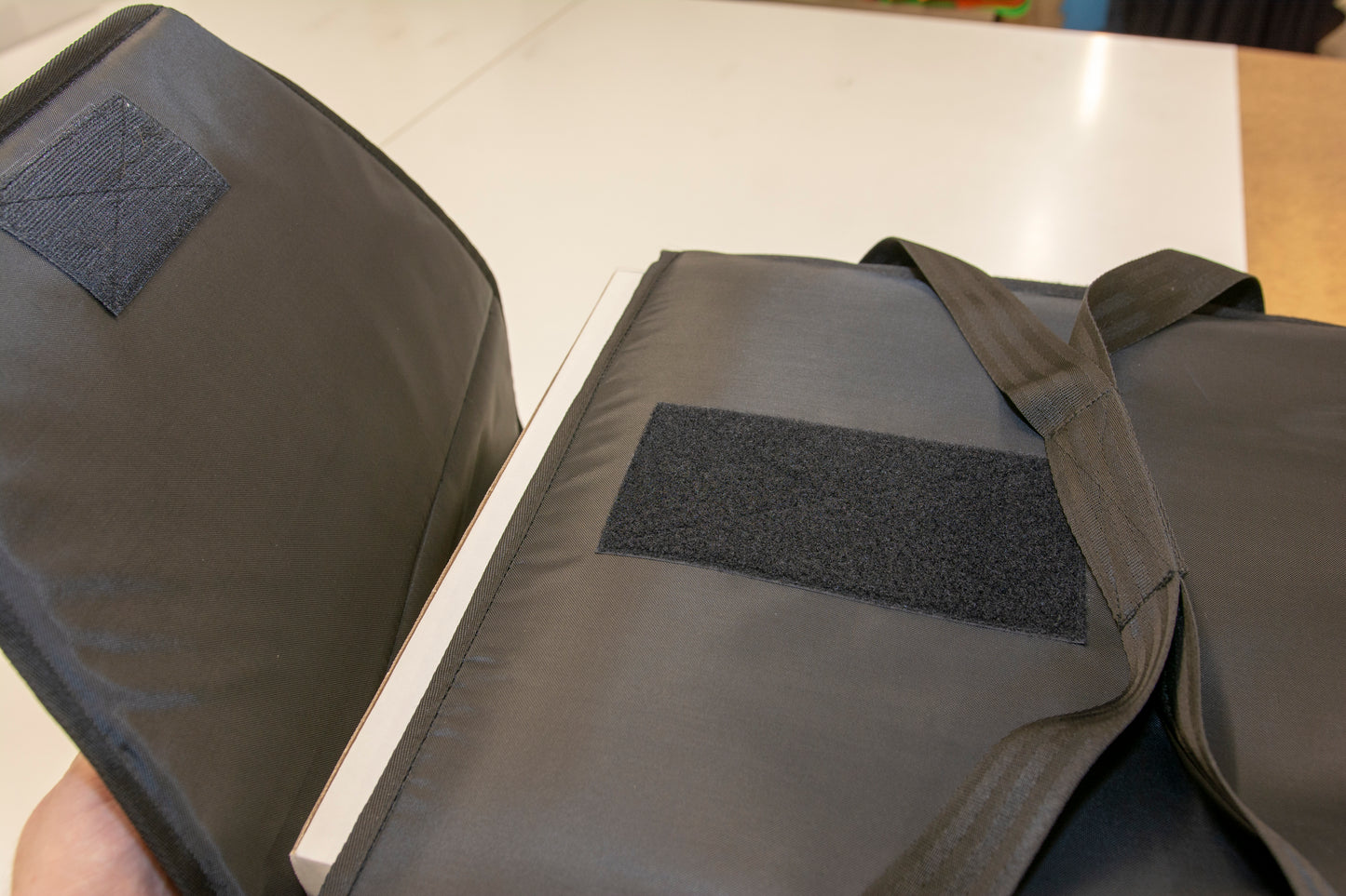 Heated Pizza Delivery Bag Complete Set, Large 12V