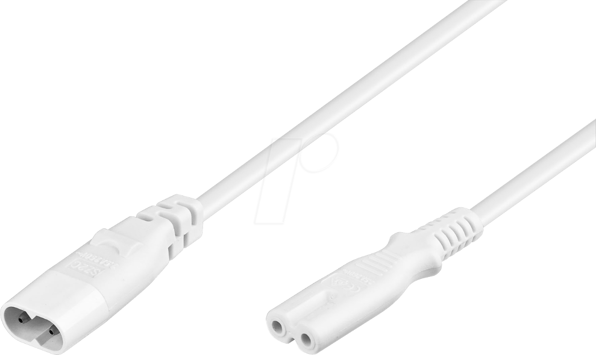 Extension Power Coble, C7/C8 2m, White