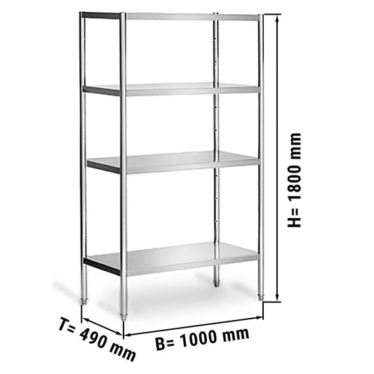 Shelf Insert 100cm, Stainless Steel